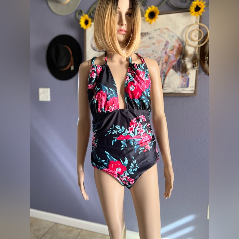 FLORAL BATHING SUIT